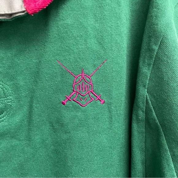 Rock-It rugby polo shirt long sleeve men’s large corduroy collar - Picture 4 of 7